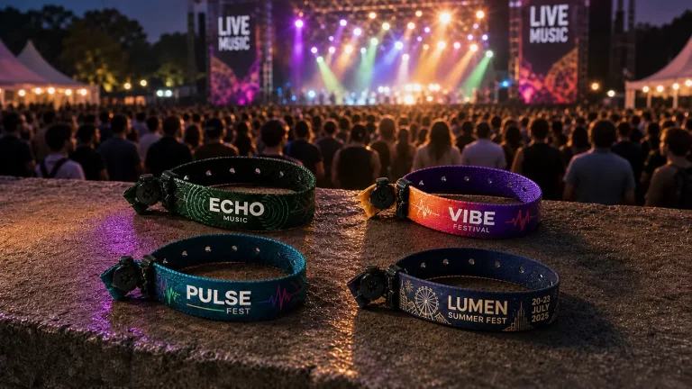 Pulsera de tela - eventos
