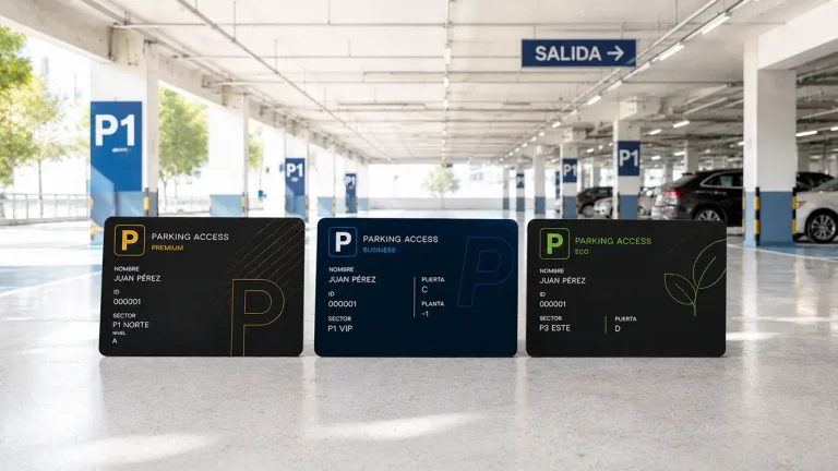 Tarjeta parking - entidades deportivas
