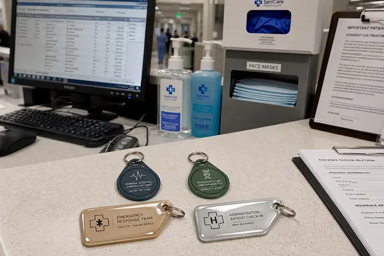 Llaveros RFID 3 llaveros rfid hospitales