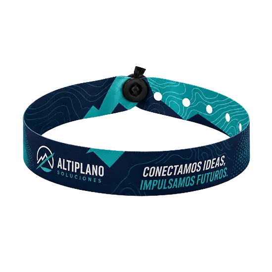 Pulsera de tela personalizada