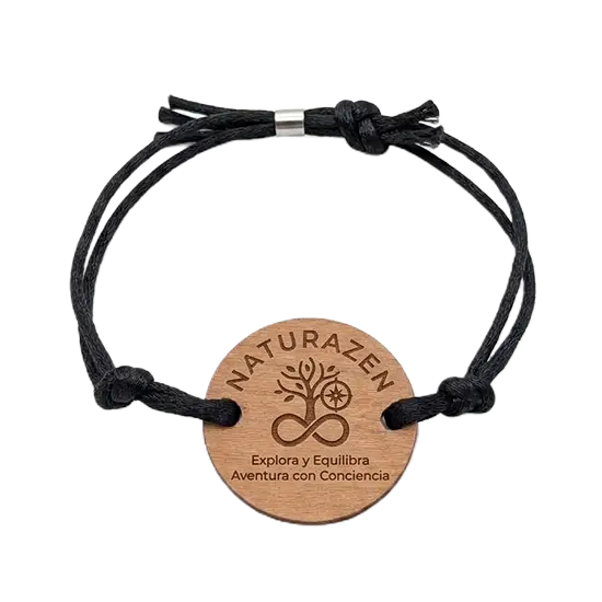 Pulsera de tela con cordón personalizada