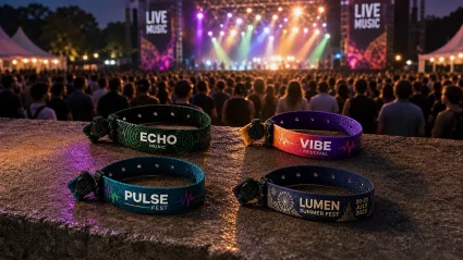 Pulsera de tela - eventos