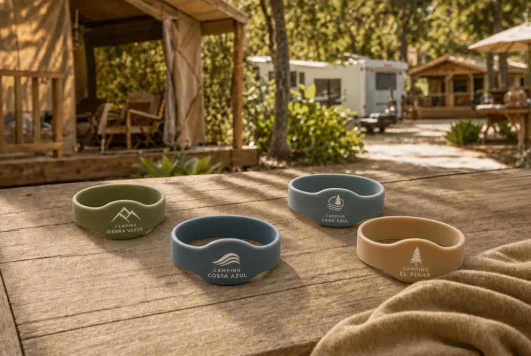 Pulsera silicona - camping