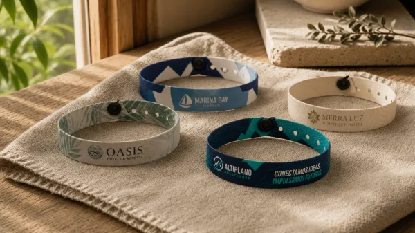 Pulseras de tela para hoteles