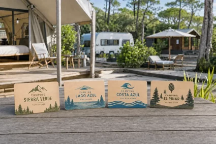 Tarjetas para campings