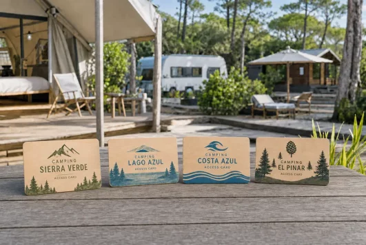 Tarjetas para campings